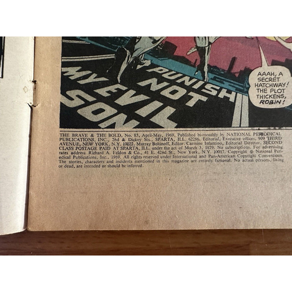 DC Comics, Batman Teen Titans# 83 & Batman Plastic Man #76/ .12 issues 1960s VTG - Picture 8 of 8